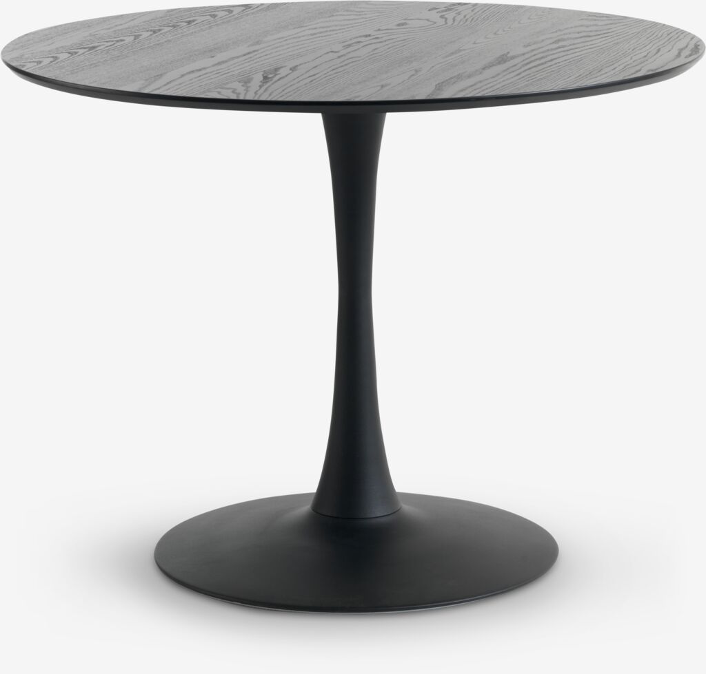 RINGSTED Stół do jadalni RINGSTED Ø100 w okleinie jesionowej czarnej