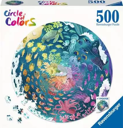 Puzzle 500 Teile - Circle of Colors - Ocean & Submarine