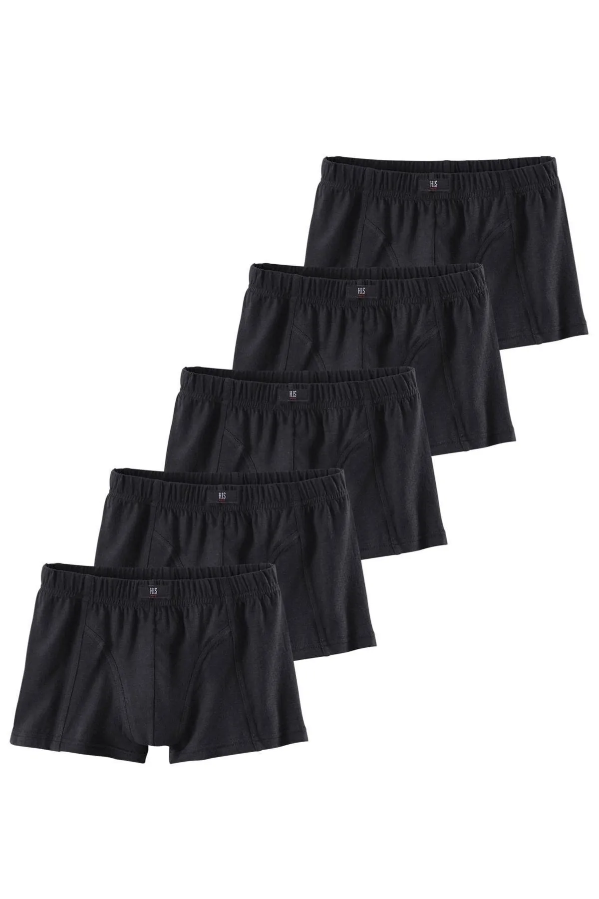 HIS  Boxershorts - Schwarz - Unifarben