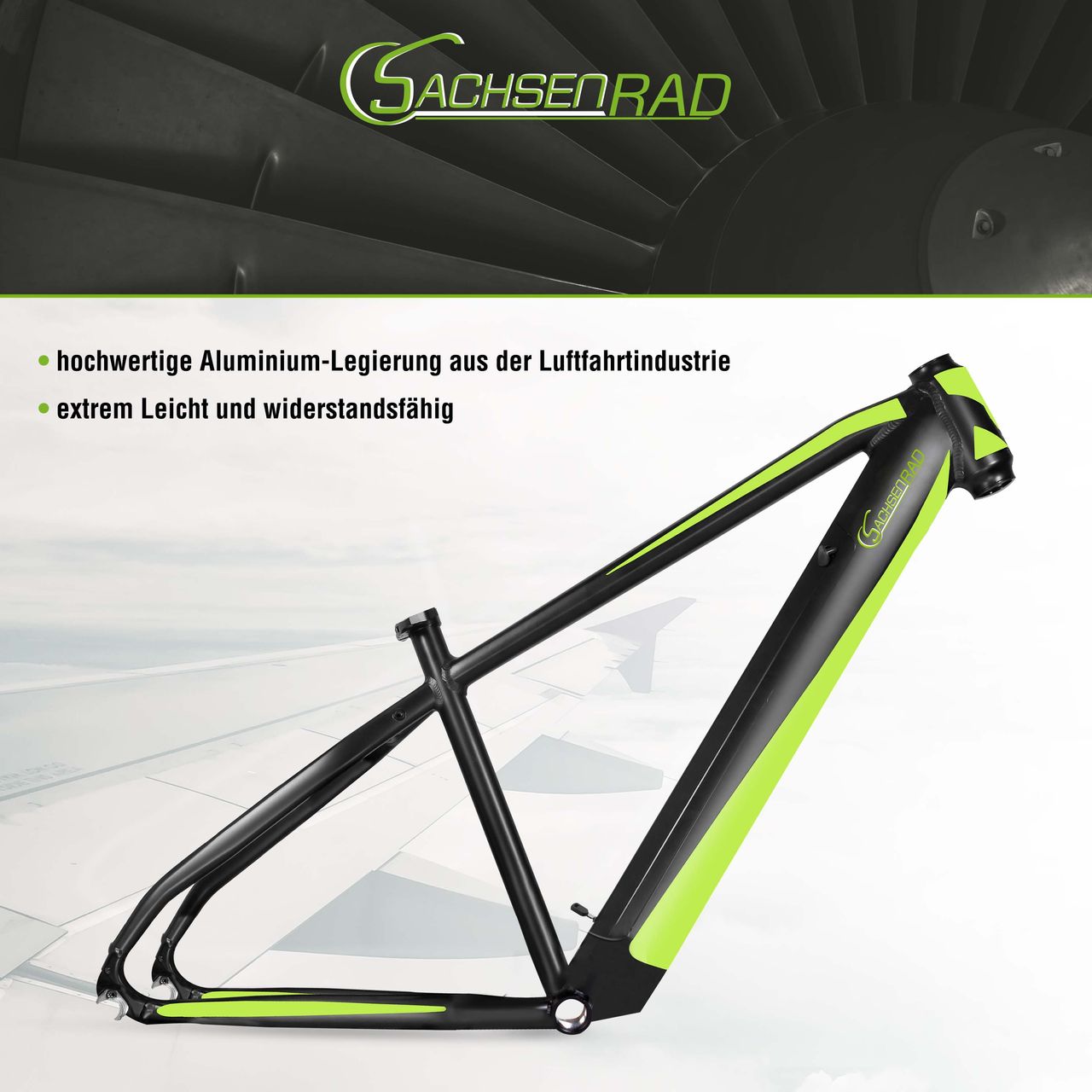 SachsenRad E-Racing Mountain Bike R8 Ranger grau 27,5 Zoll