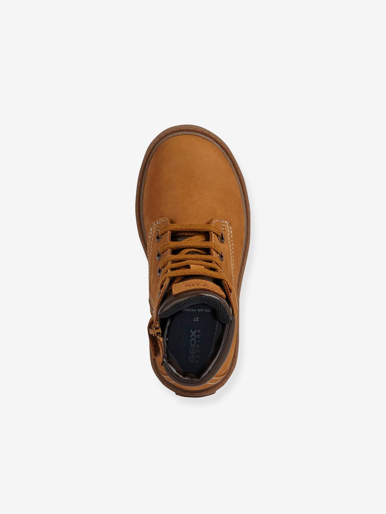 Boots cuir garçon Shaylax GEOX® camel