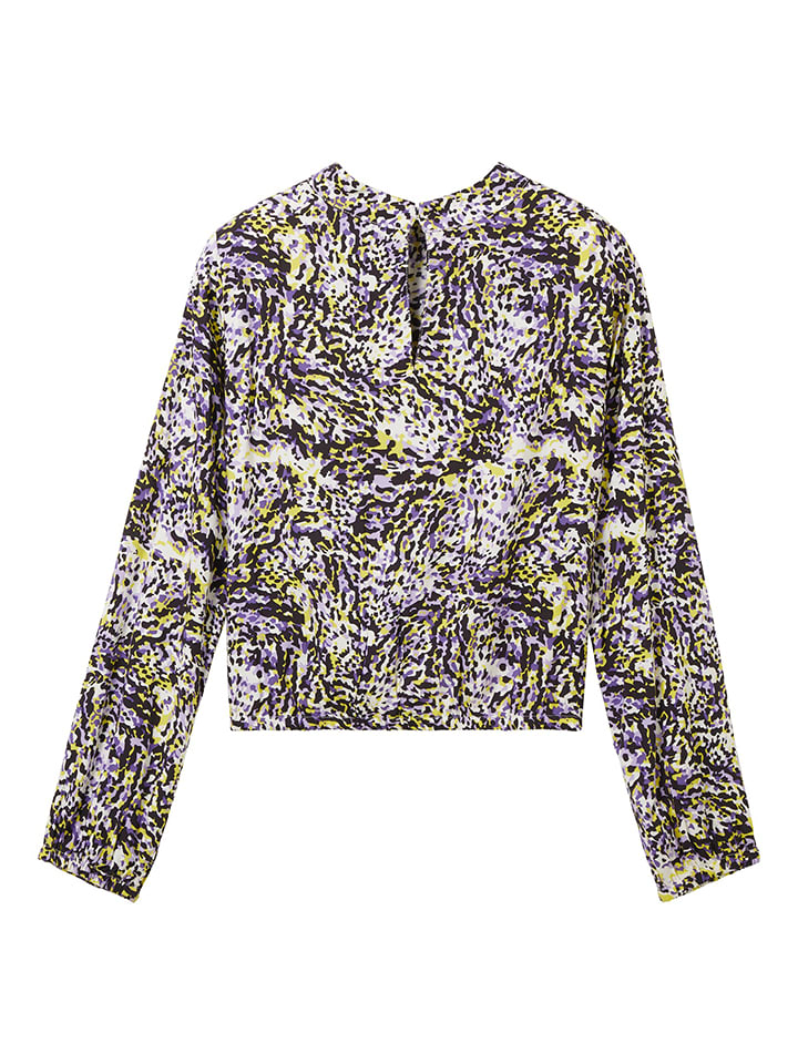 TOM TAILOR kids Bluse in Lila/ Grau/ Grün günstig kaufen