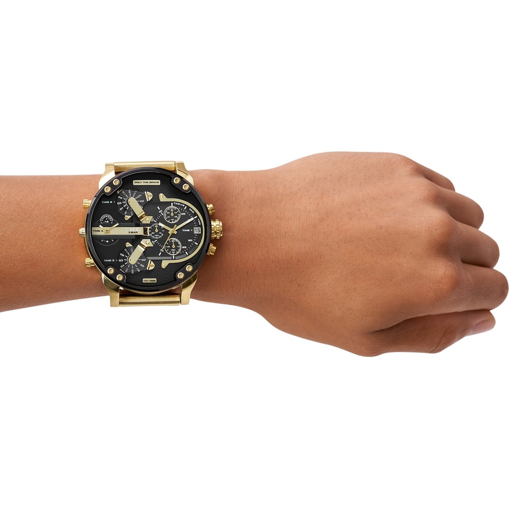 Diesel Montre pour hommes Acier inoxydable Montre