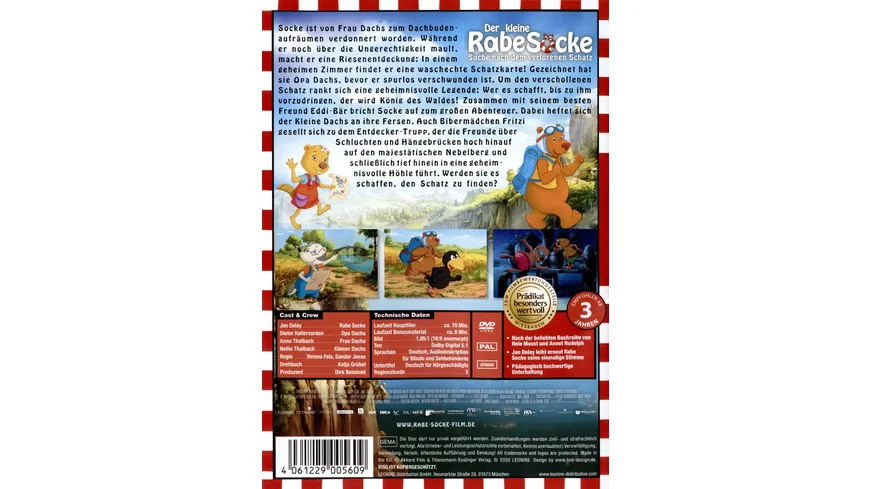 Der kleine Rabe Socke 3 - Die Suche nach dem verlorenen Schatz