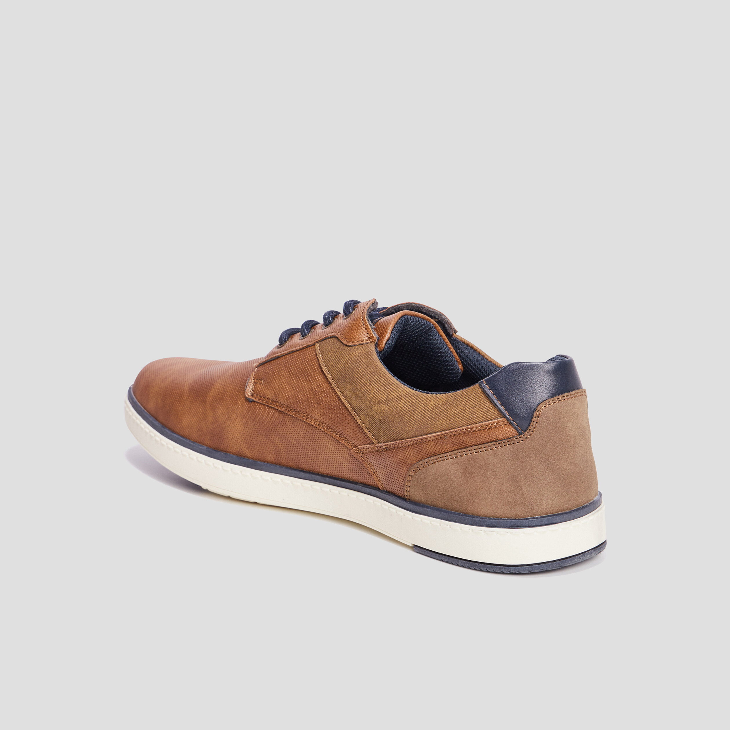 Derbies à lacets Creeks marron homme | La Halle