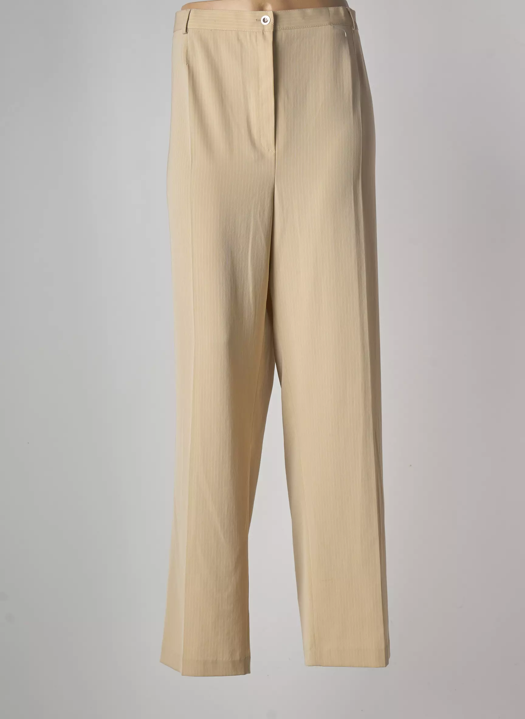 Jumfil Pantalons Droits Femme couleur beige