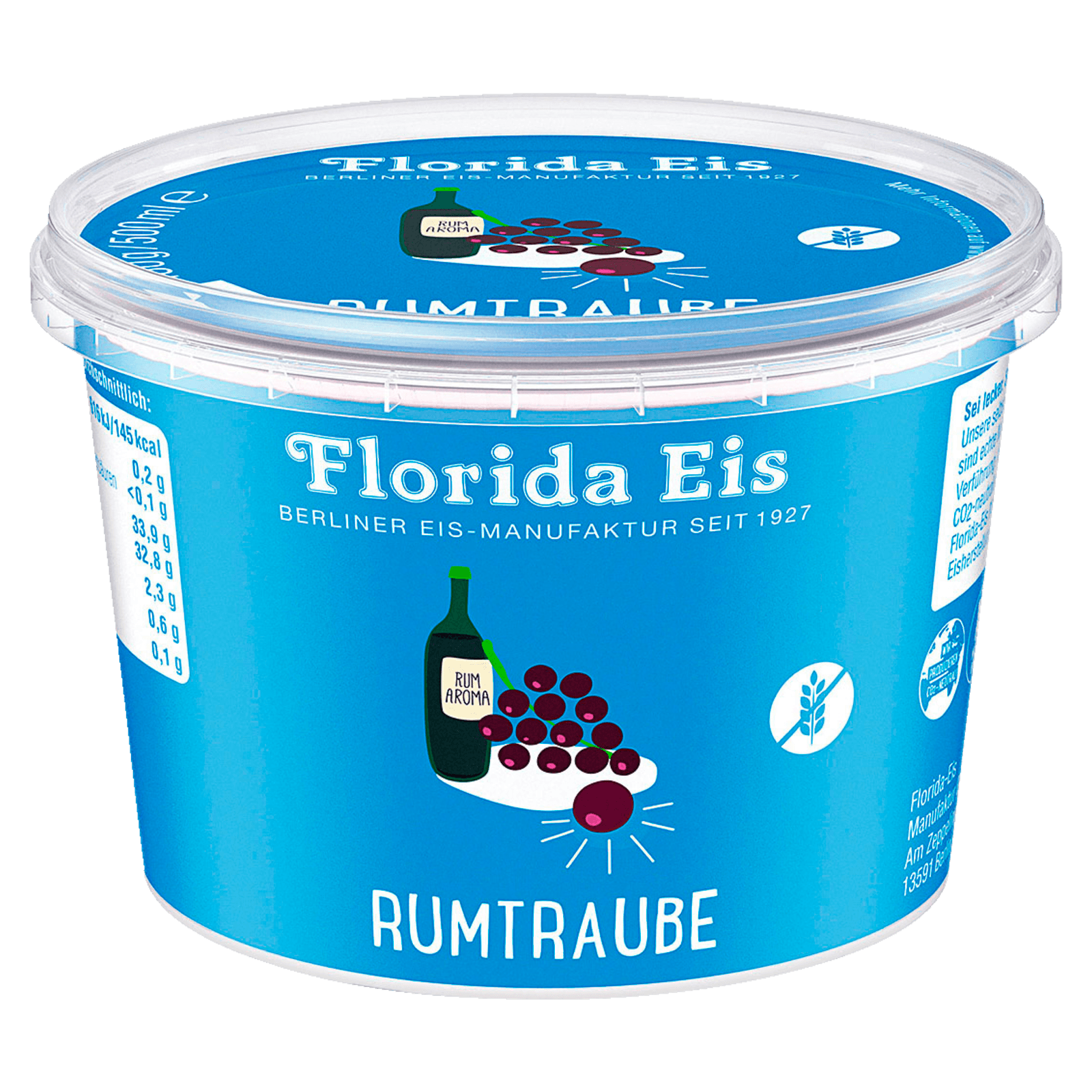 Florida Eis green Rum Traube 500ml