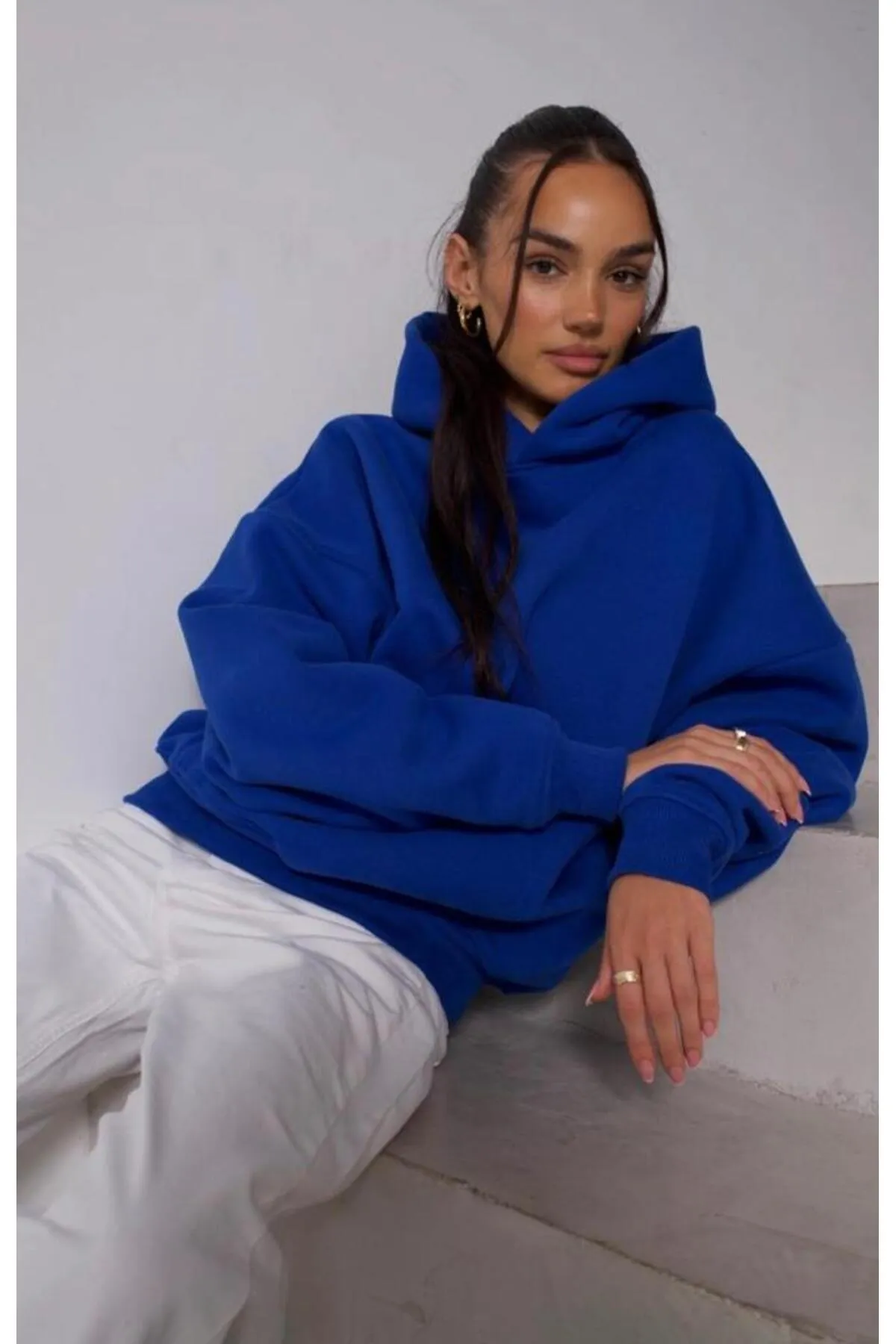 My Blog  Unisex Saks Blaues Kapuzenpullover