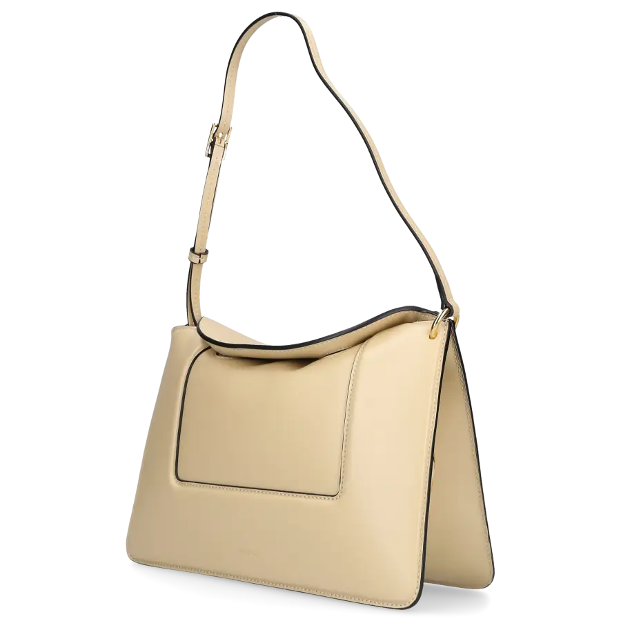 Wandler - Schultertasche PENELOPE Kalbsleder - beige