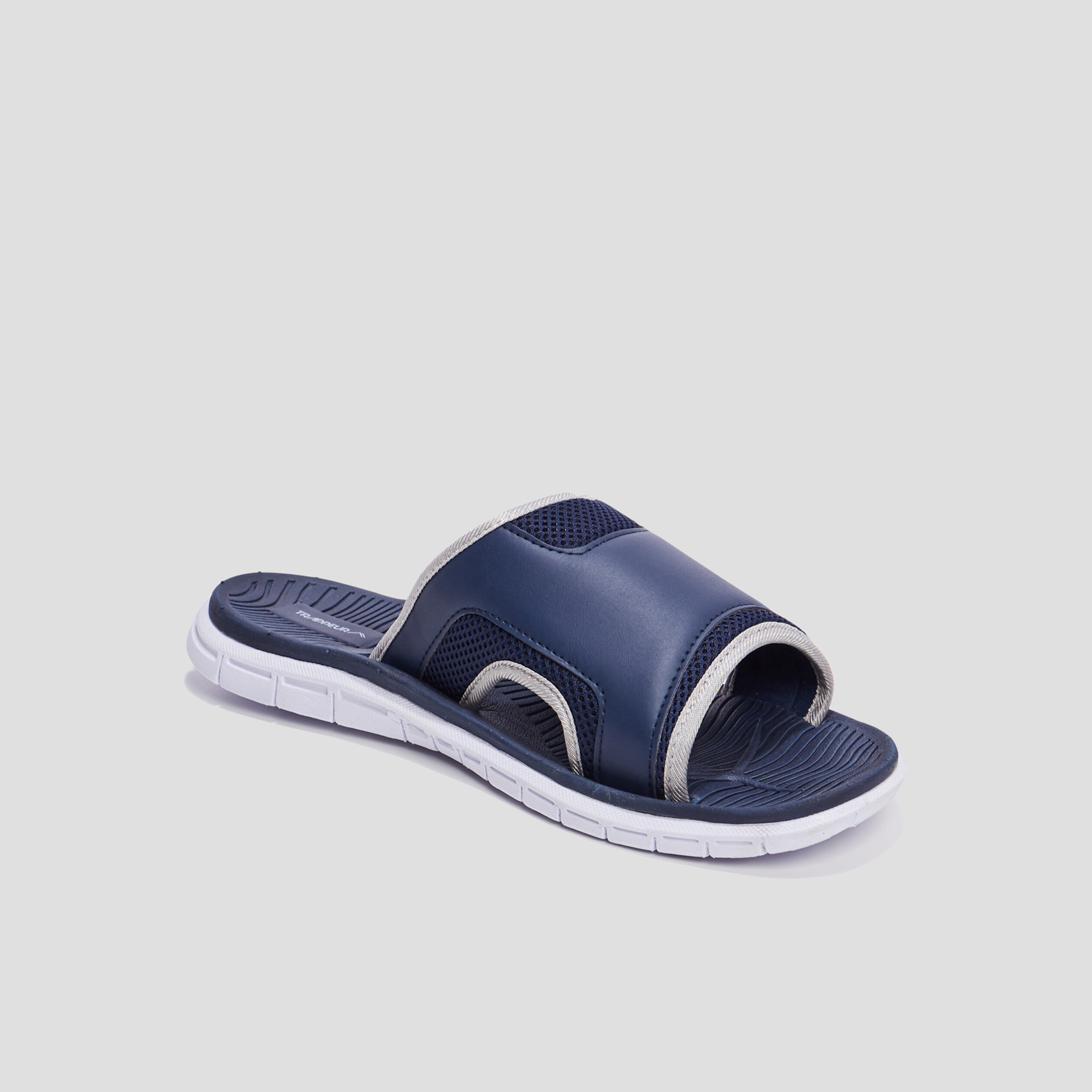 Mules Trappeur bleu marine homme | La Halle