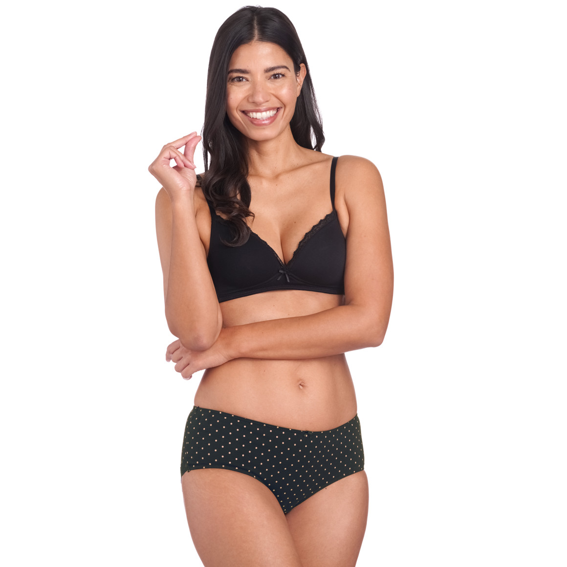 3 Damen Pantys mit Spitze