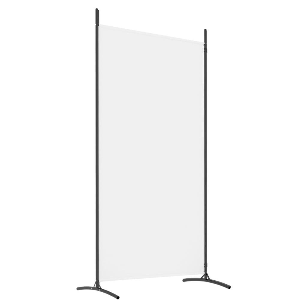 furnicato Raumteiler 2-tlg. Paravent Weiß 175x180 cm Stoff