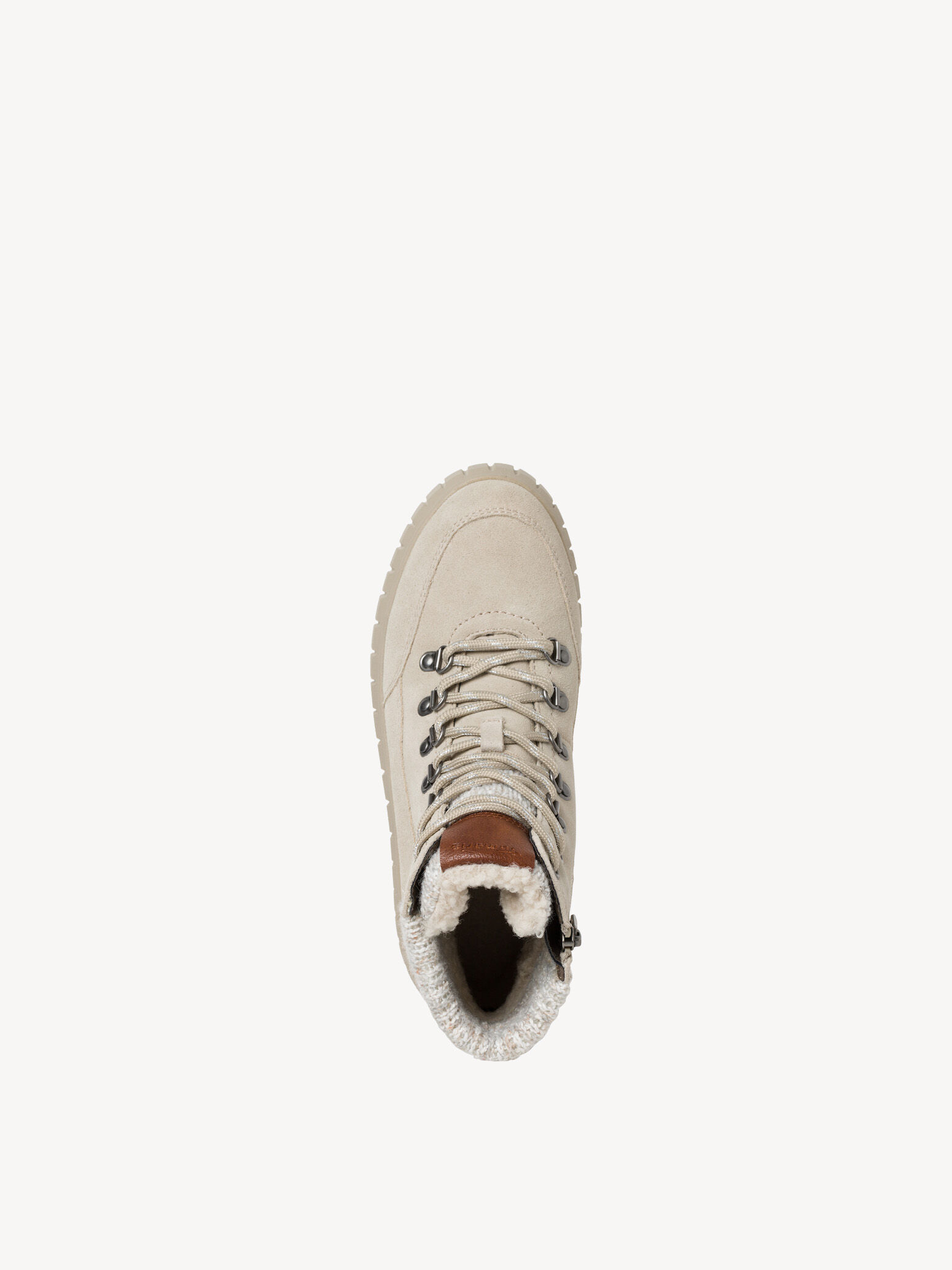 Bottine en cuir - marron