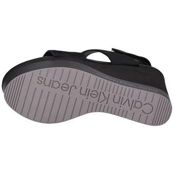 Calvin Klein Wedge Sandal Webbing in schwarz