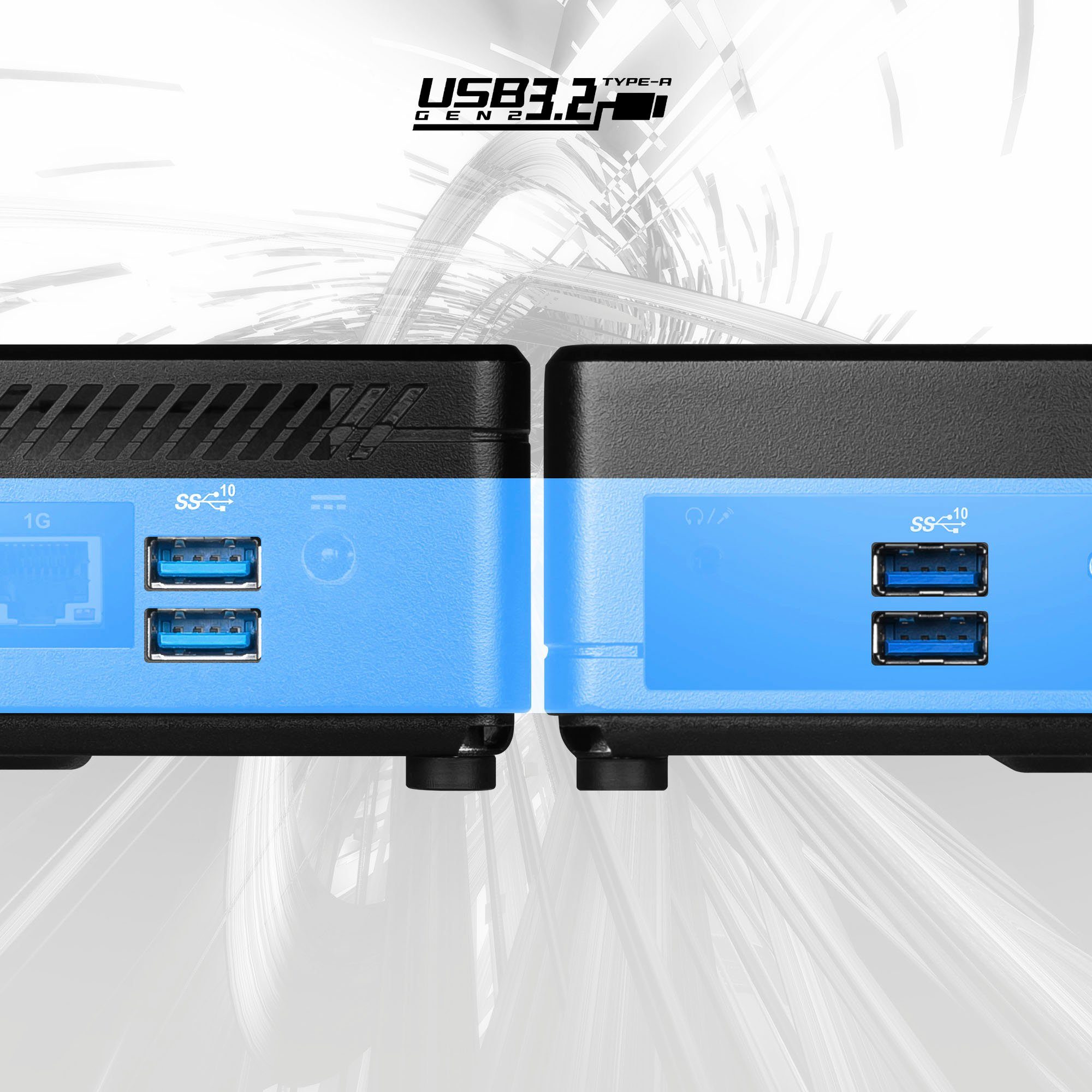 MSI CUBI 5 12M-021BDE Mini-PC (Intel Core i5 1255U, Iris® Xe Graphics, Luftkühlung)