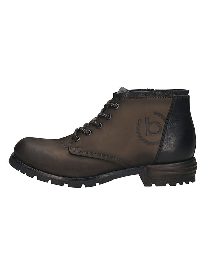 Bugatti Leder-Boots in Braun günstig kaufen