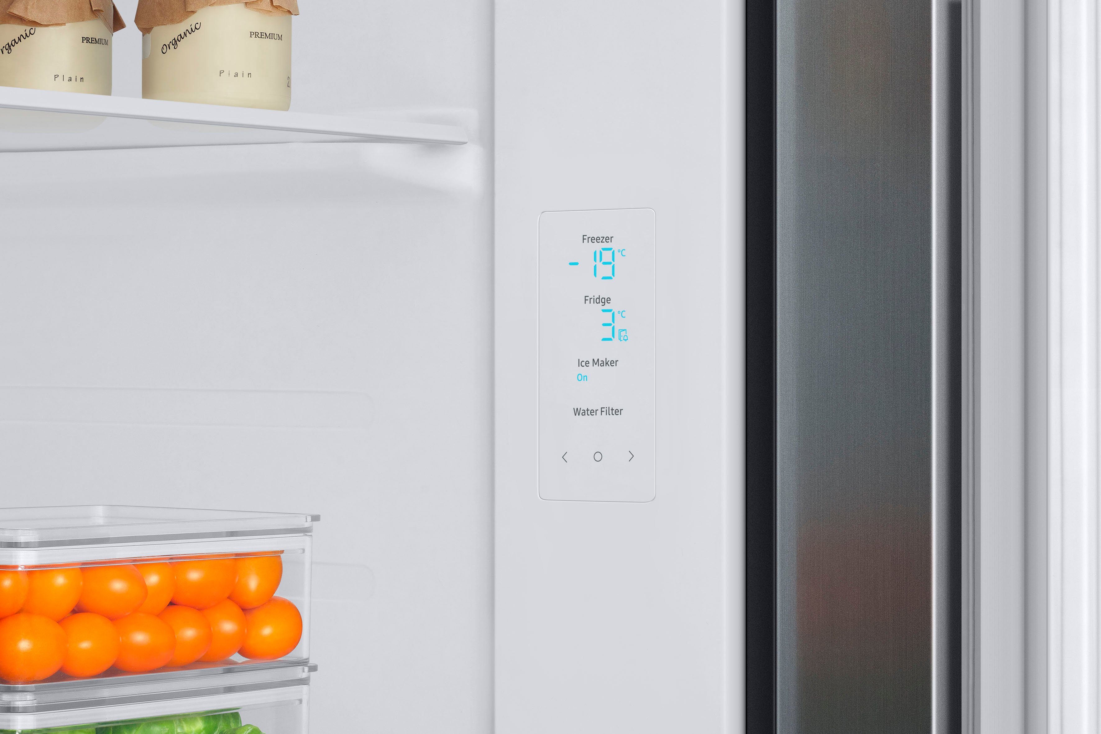 Samsung Side-by-Side RS6JA8811S9, 178 cm hoch, 91,2 cm breit, mit Festwasseranschluss
