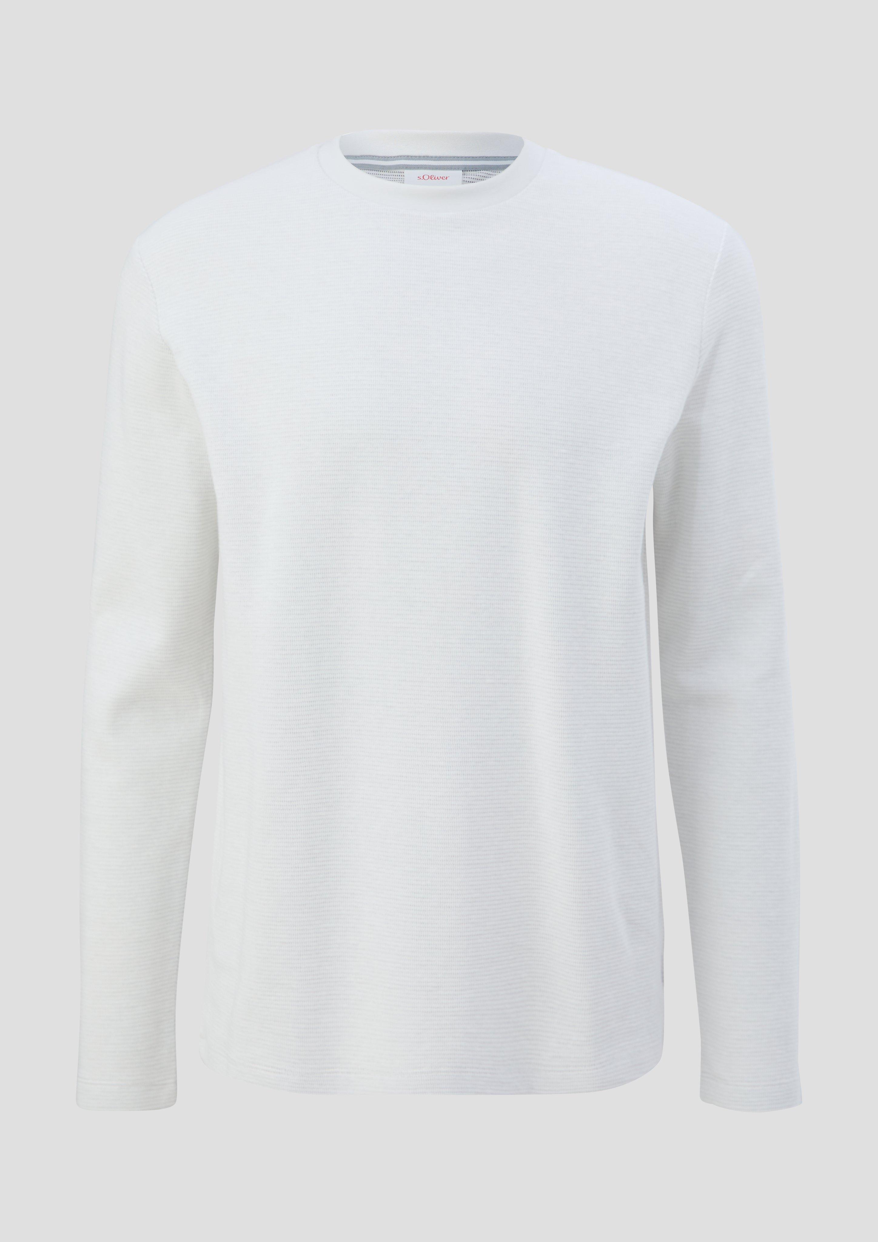 Longsleeve mit Crewneck  2135729-0120