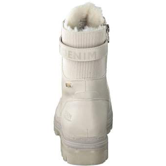 Tom Tailor Schnür Boots in beige