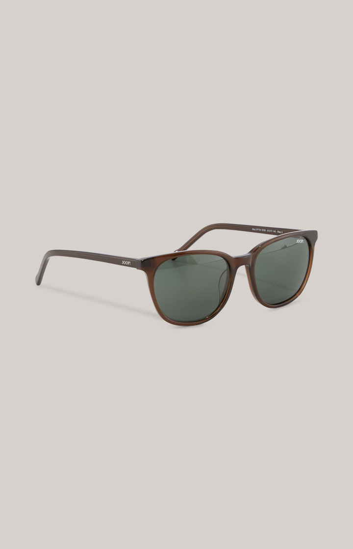 Sonnenbrille in Braun/Grün