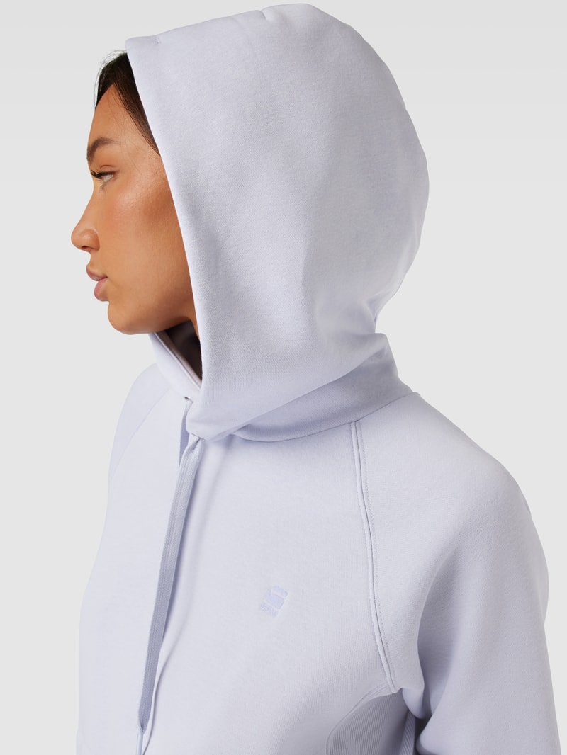 Hoodie mit Label-Stitching Modell 'Premium core 2.0' in hellblau