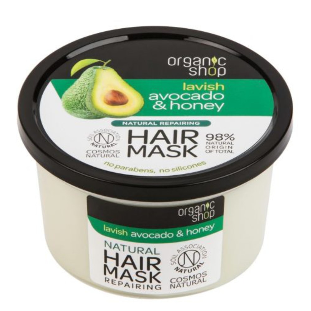 organic shop Masque Réparateur Avocat et Miel Masque Capillaires