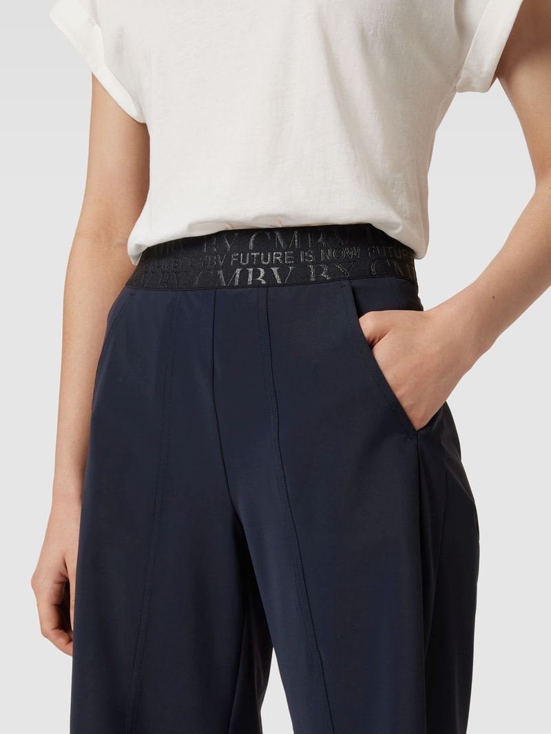Bermudas mit elastischem Bund Modell 'BEVERLY' in marineblau