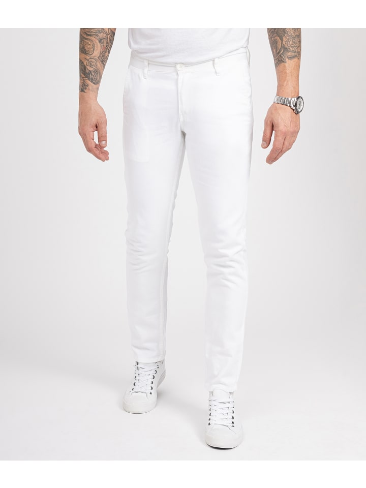 Rock Creek Chino in Weiß günstig kaufen