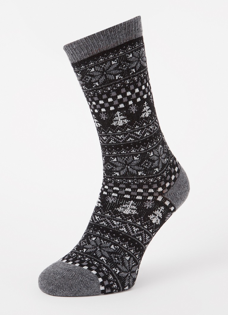 Chaussettes Falke Country Calling en cachemire mélangé imprimé