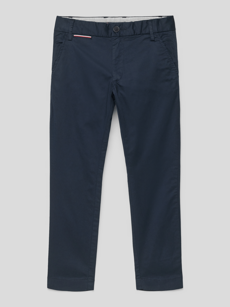 Chino mit Stretch-Anteil in marineblau