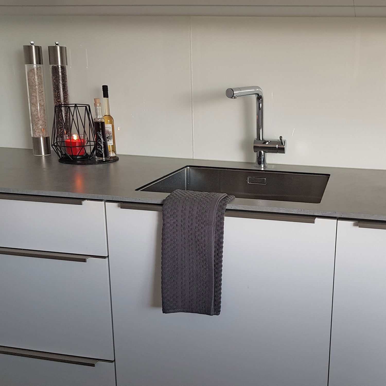 ZOLLNER Geschirrtuch, (Spar-Set, 10-tlg), vom Hotelwäschespezialisten, 45 x 60 cm, 100% Baumwolle, vom Hotelwäschespezialisten