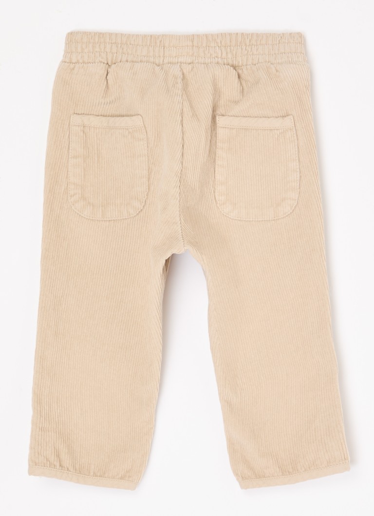 Pantaloni drepți Levyn de la Donsje Amsterdam, confecționați din bumbac organic.