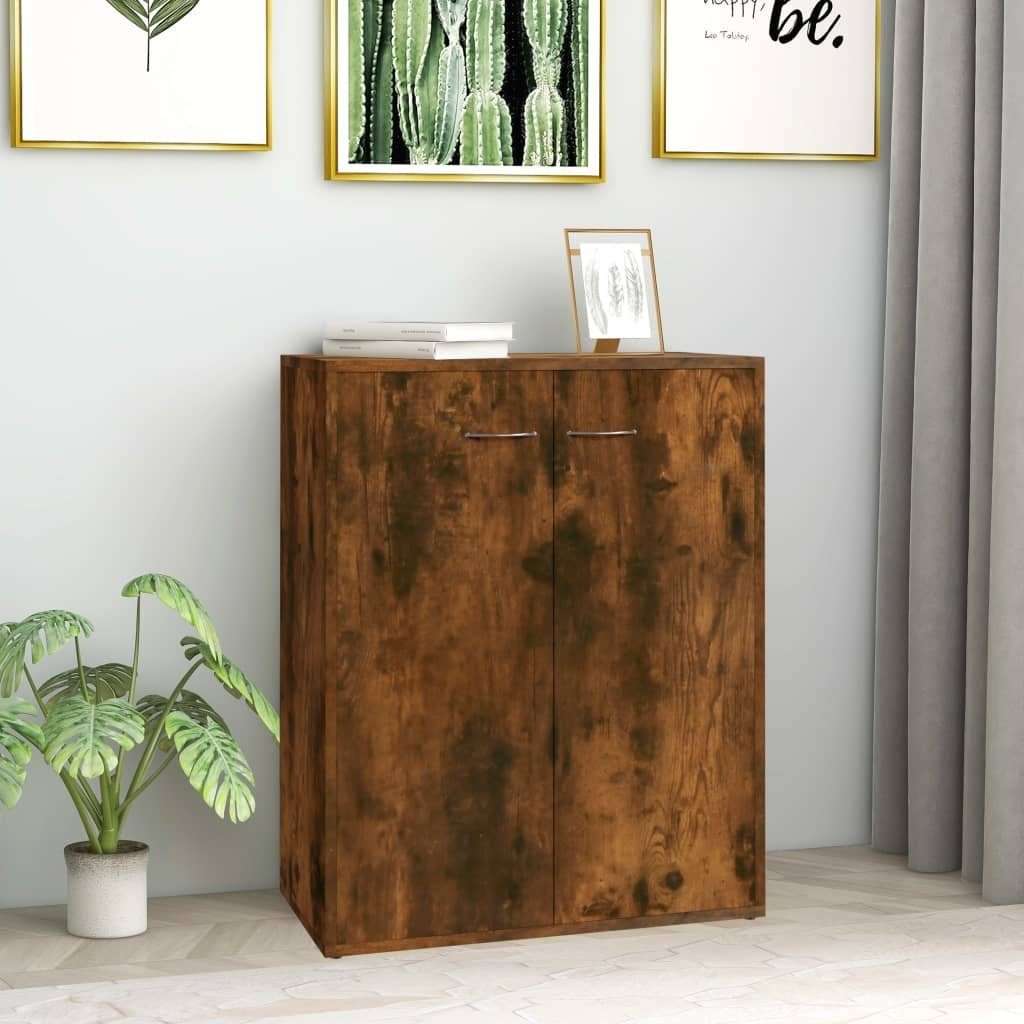 vidaXL Sideboard Sideboard Räuchereiche 60x30x75 cm Holzwerkstoff (1 St)