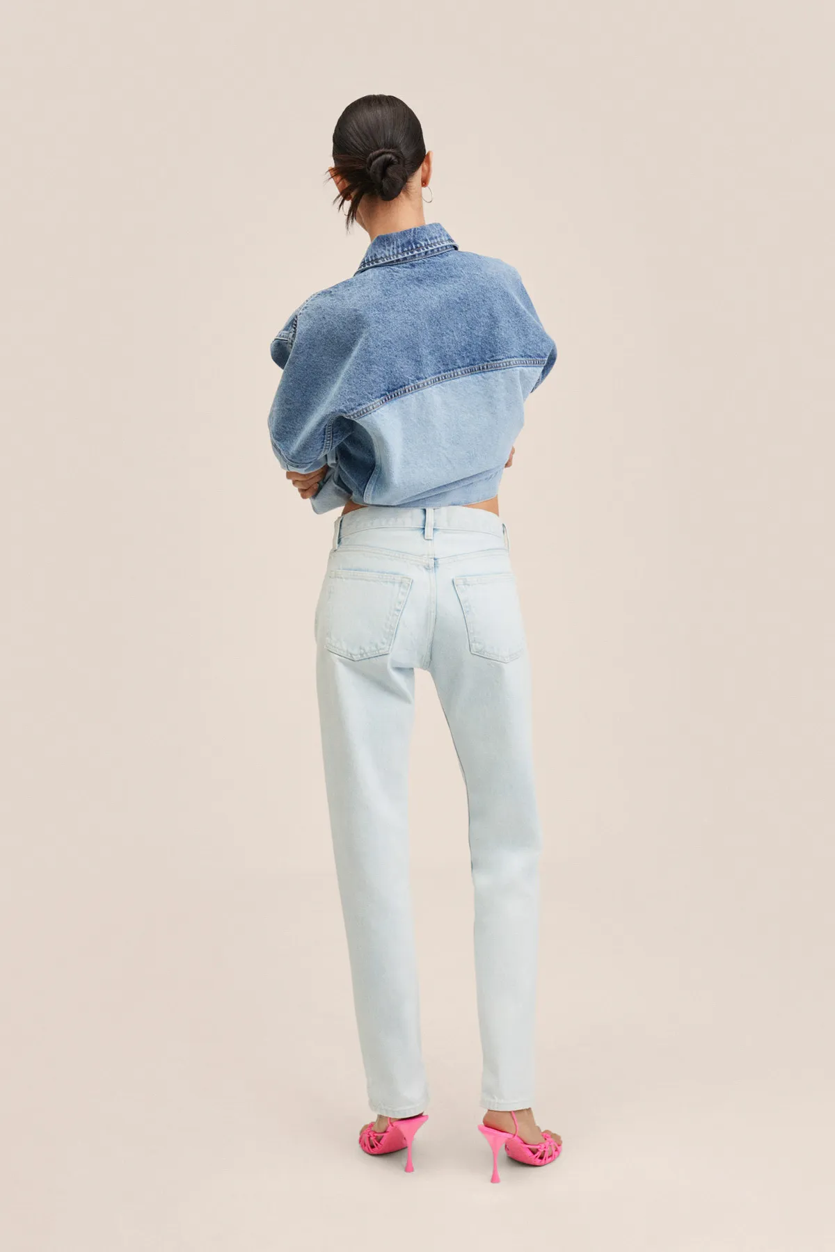 MANGO  Blaue Damenjeans 27014764