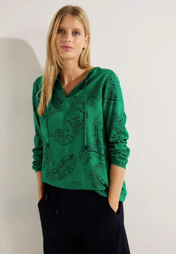 CECIL Paisley Viskose Bluse