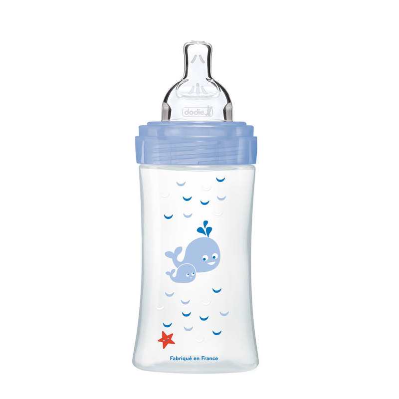 Lot de 2 biberons 0-6 mois anti colique 270 ml mer Dodie