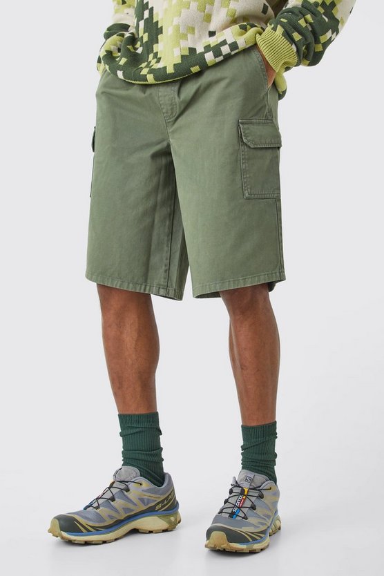 Lockere Cargo-Shorts