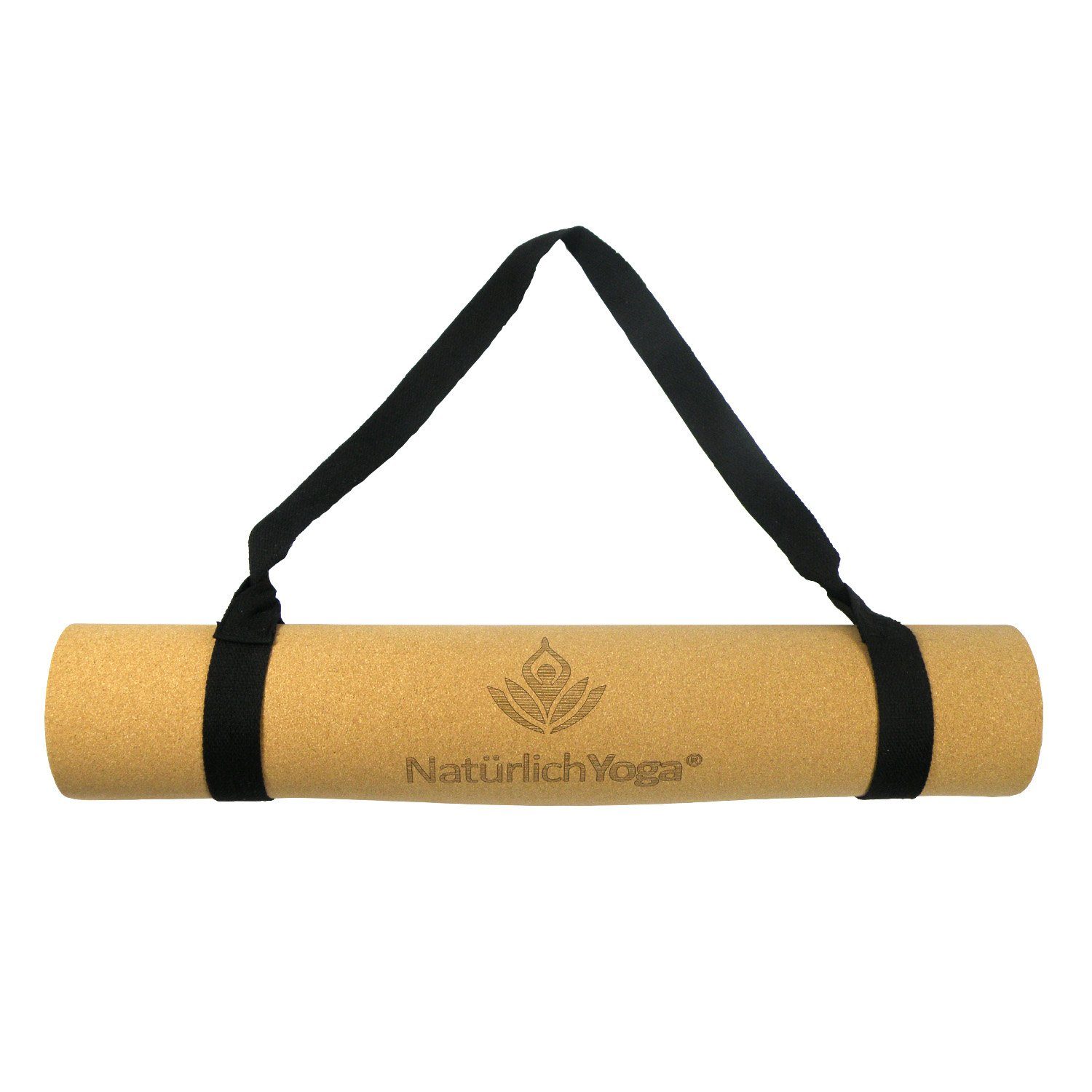 NatürlichYoga® Yogamatte Natürlich Yoga® Yogamatte aus echtem Kork mit TPE Unterseite, antibakteriell rutschfest wasserabweisend staubabweisend