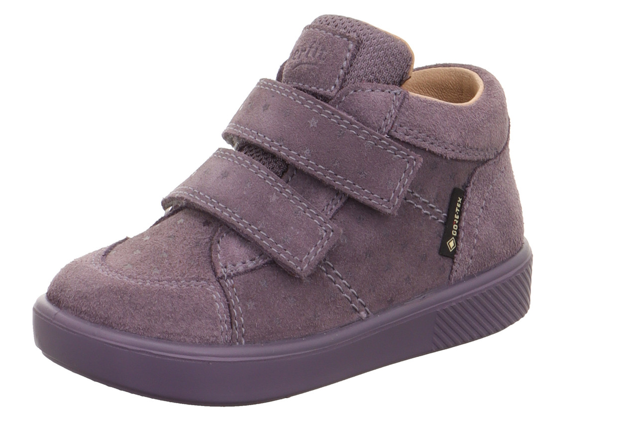 SUPIES - LilaSneaker low mit Klettverschluss
