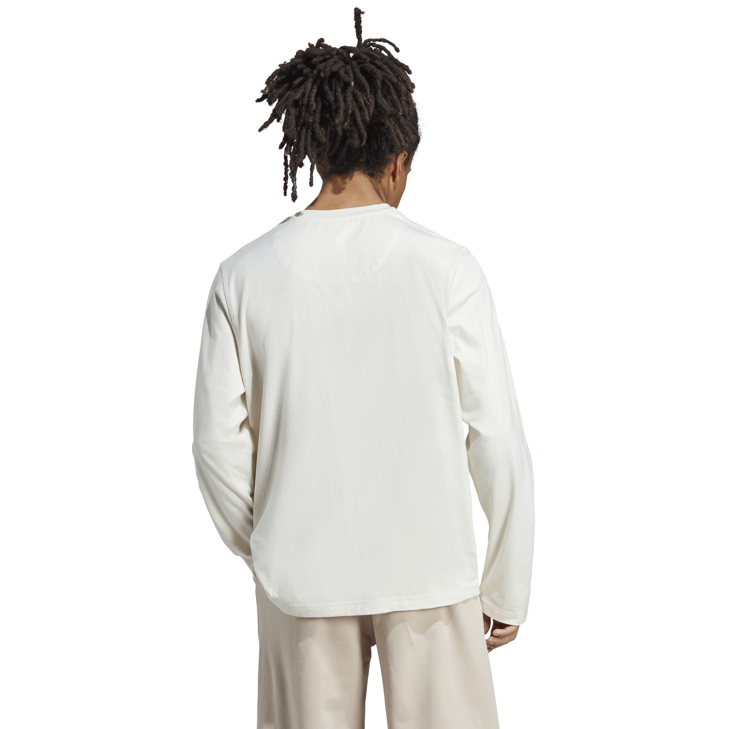 Lounge Long-Sleeve Top Longsleeve Herren - Weiß