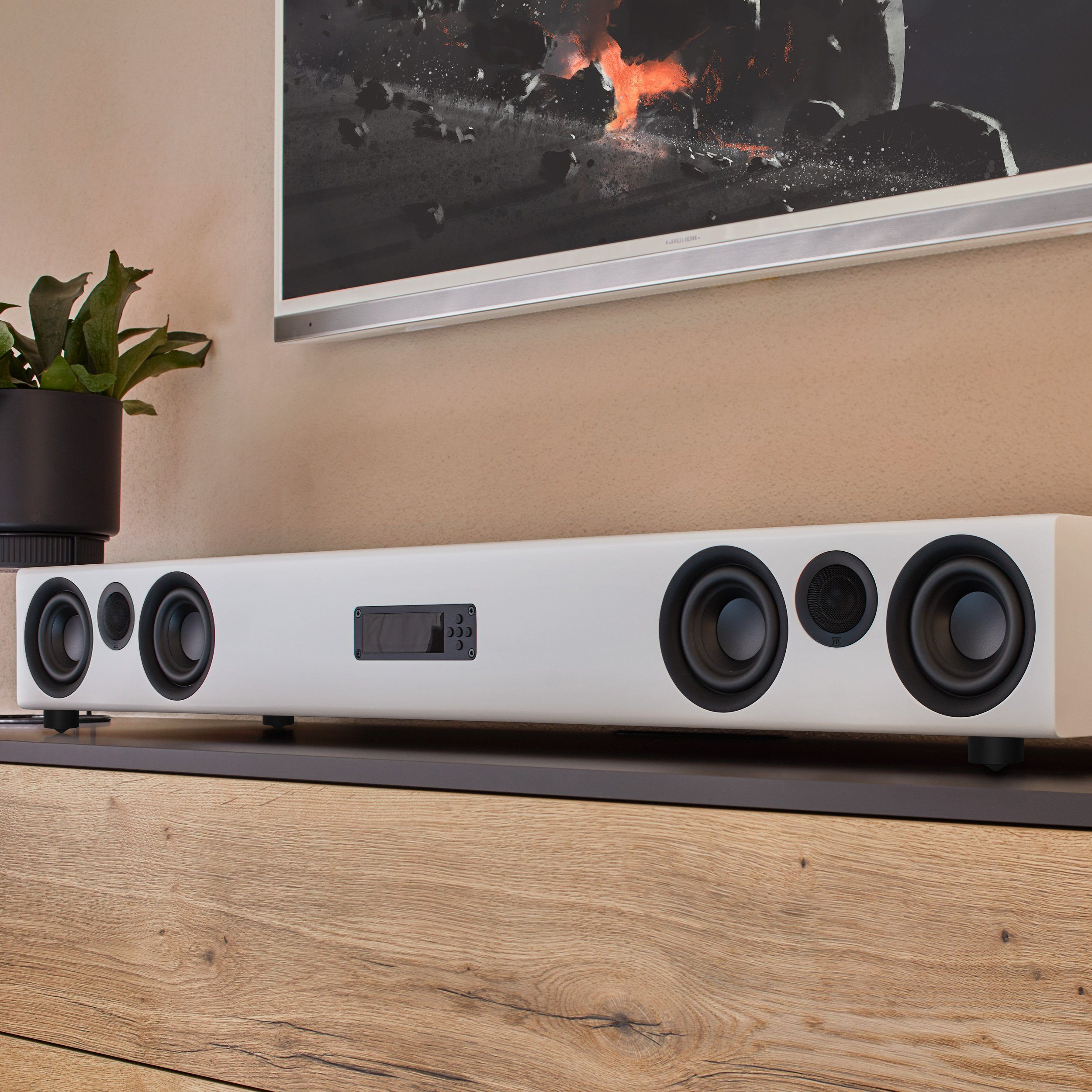 Nubert nuPro XS-8500 RC Soundbar (820 W, Bluetooth 5.0 aptX HD und Dolby Digital Decoder, Voice+, HDMI eARC, X-Connect Surround)