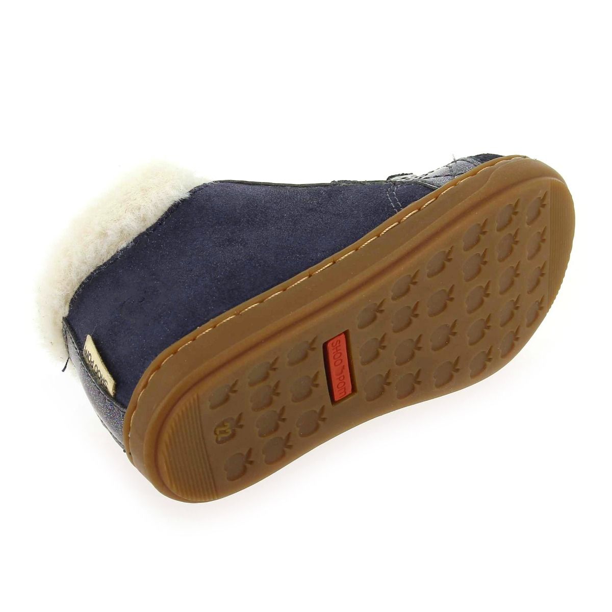 Shoopom  BOUBA ZIP HAIR H23 - Marine Blanc