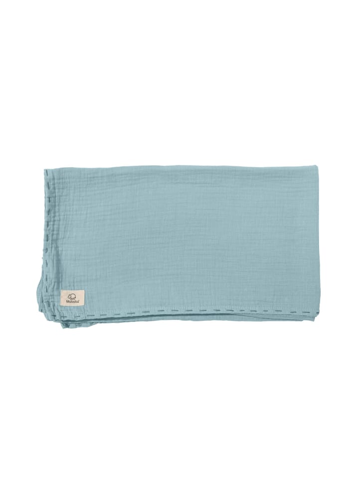 Mababu Stilltuch Musselin in sea green günstig kaufen onesize