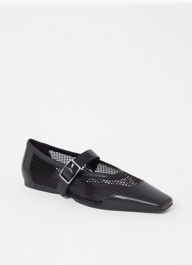 Ballerina Wioletta in rete con dettagli in pelle di Vagabond Shoemakers
