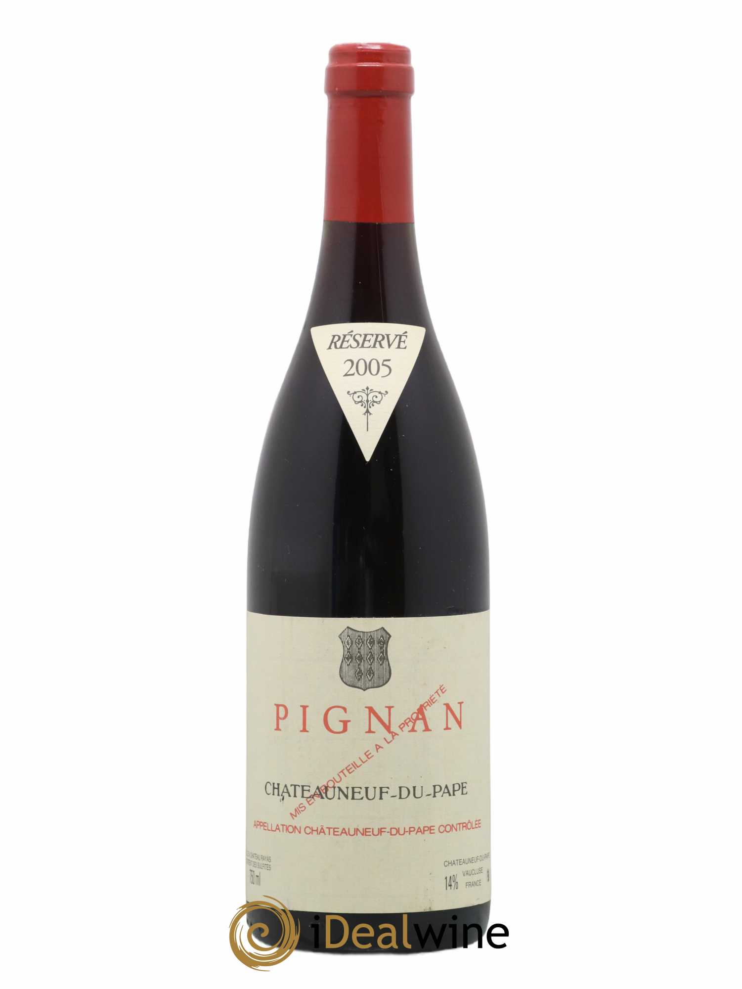 Châteauneuf-du-Pape Domaine de Pignan  2005 - Lot de 1 Bouteille