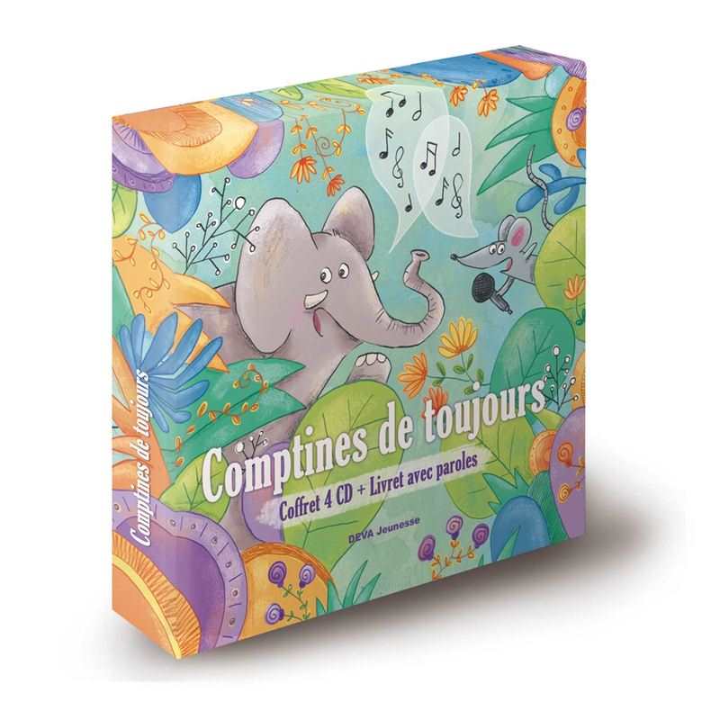 Coffret 4 CD Comptines de toujours