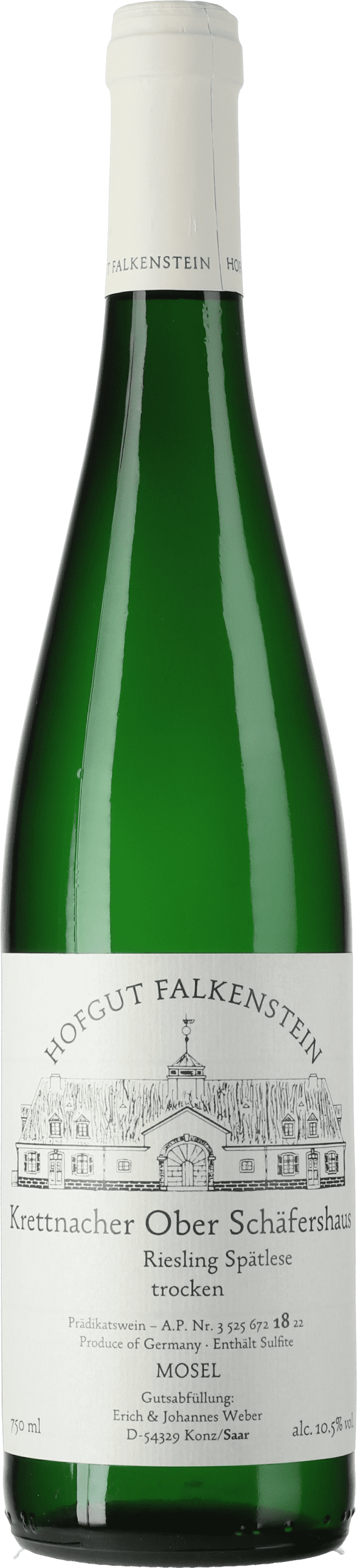 Hofgut Falkenstein: Riesling Krettnacher Ober Schäfershaus Spätlese Lorenz Manni 2022