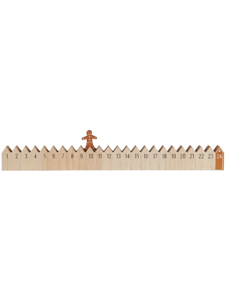 IB Laursen Weihnachtskalender LEBKUCHENMANN Gehend 50 cm günstig kaufen onesize