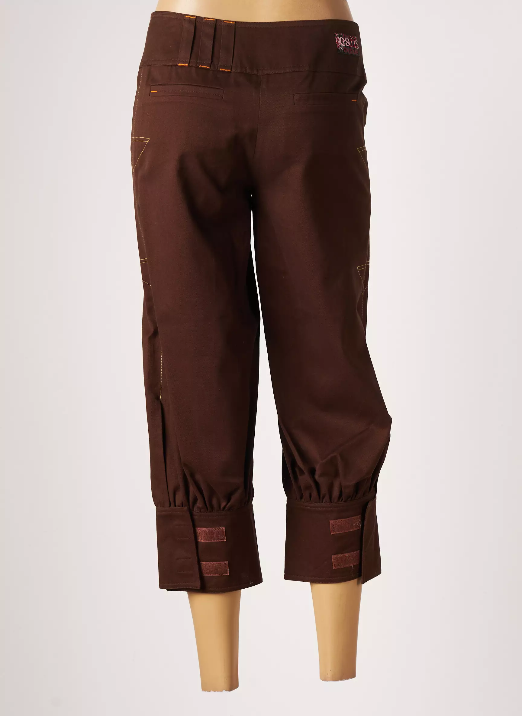 Znj Pantacourts Femme couleur marron