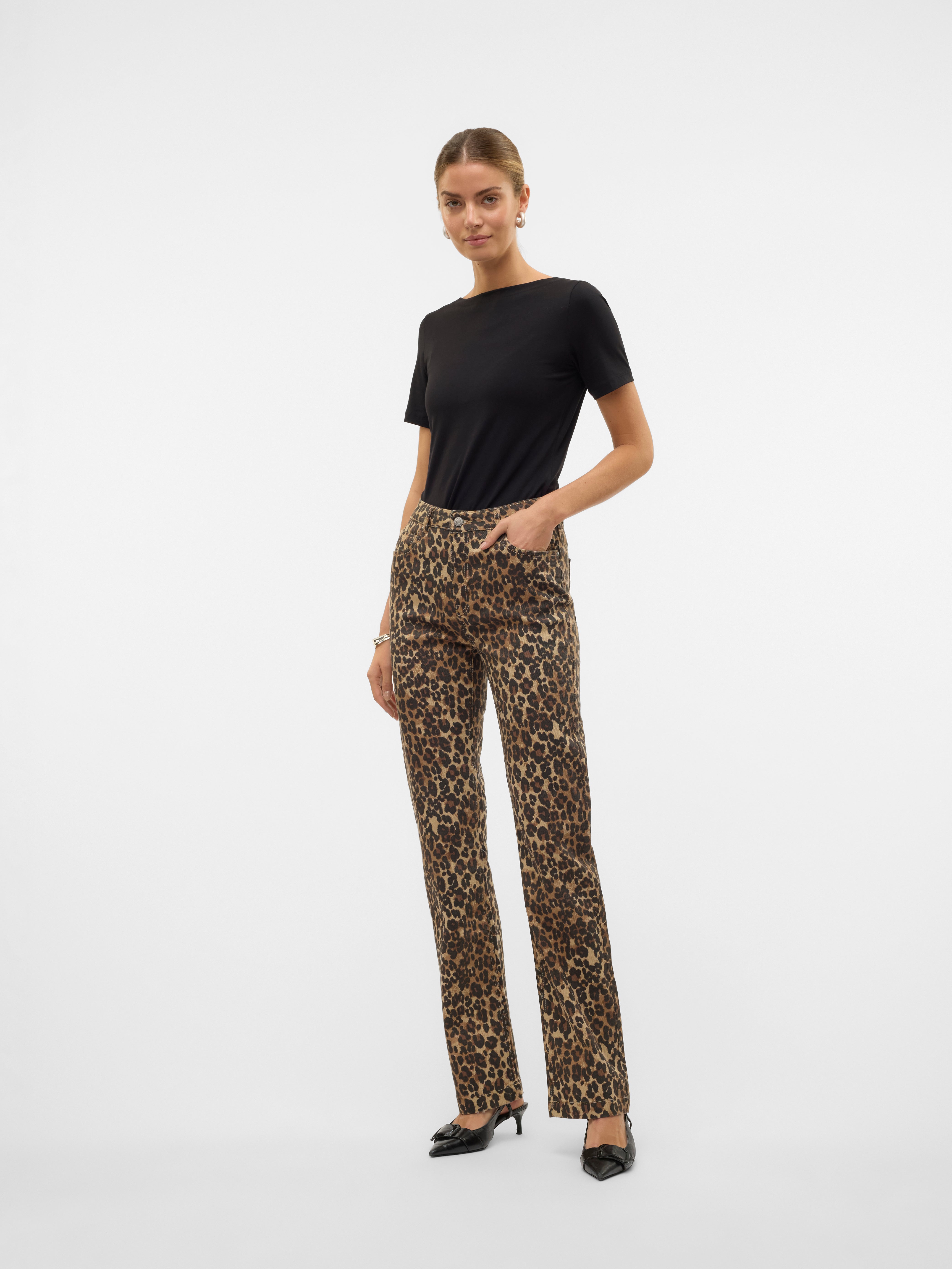 VMTESSA Hohe Taille Gerade geschnitten Jeans